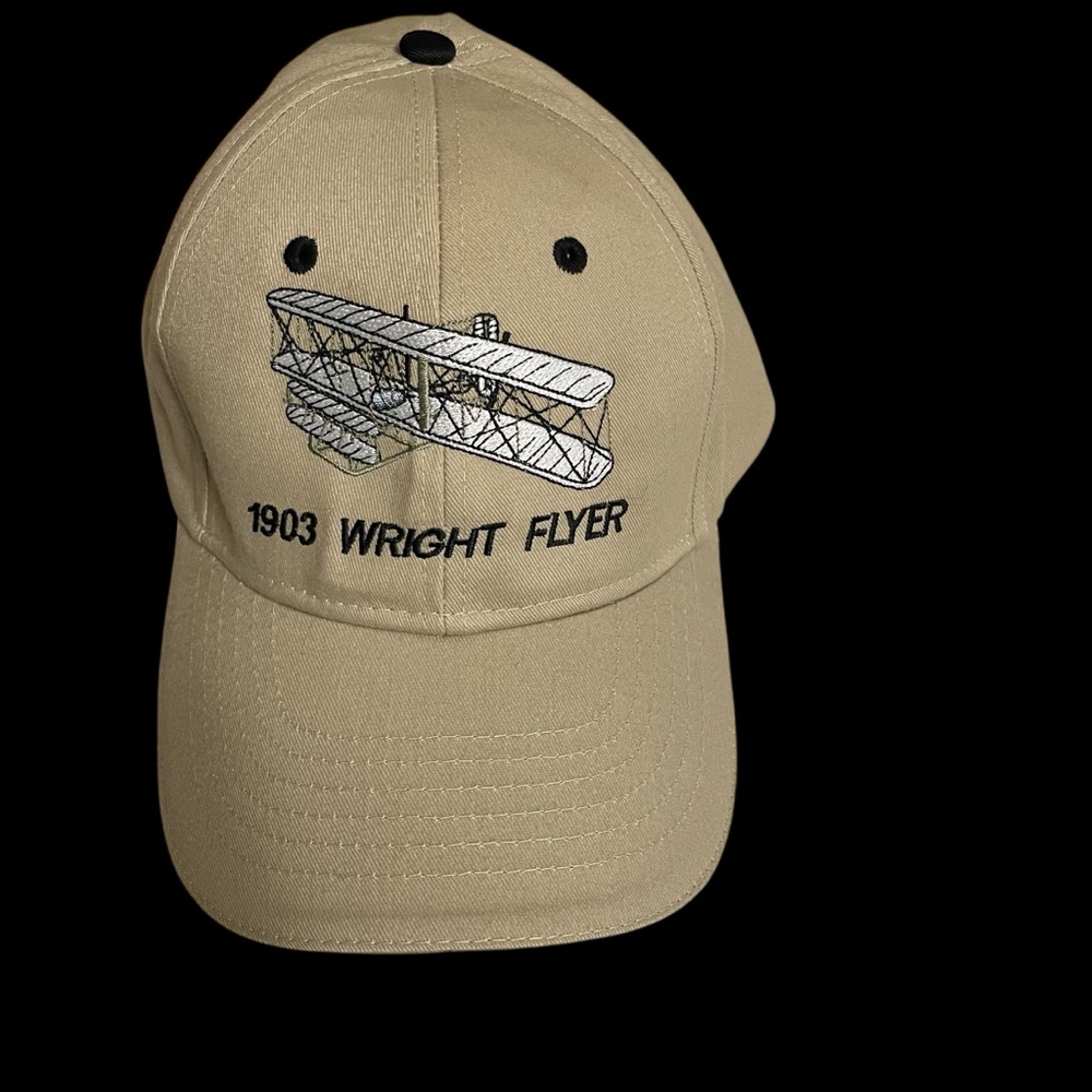 1903 Wright Flyer Baseball Cap One Size Tan